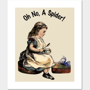 Oh No, A Spider! Little Miss Muffet Posters and Art